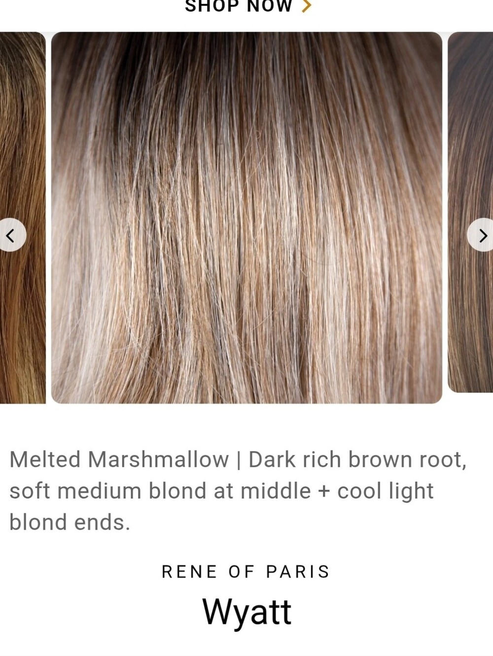 Rene Of Paris. Wyatt. Melted Marshmallow. NWT - Picture 5 of 12